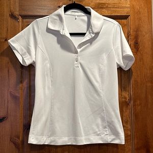 White Nike Fit Dry golf polo!